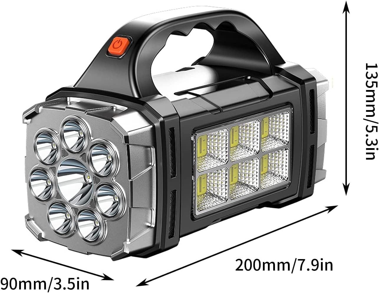Solar-Powered LED Flashlight