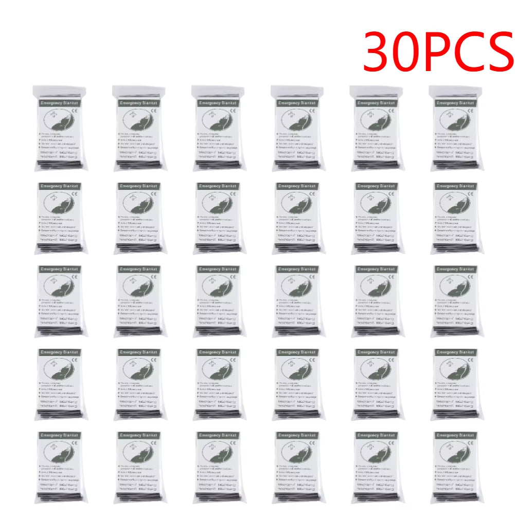 130X210Cm Foil Mylar Thermal Blanket Keeps You Warm Emergency Thermal Blanket Retain Body Heat Silver Foil Blanket for First Aid