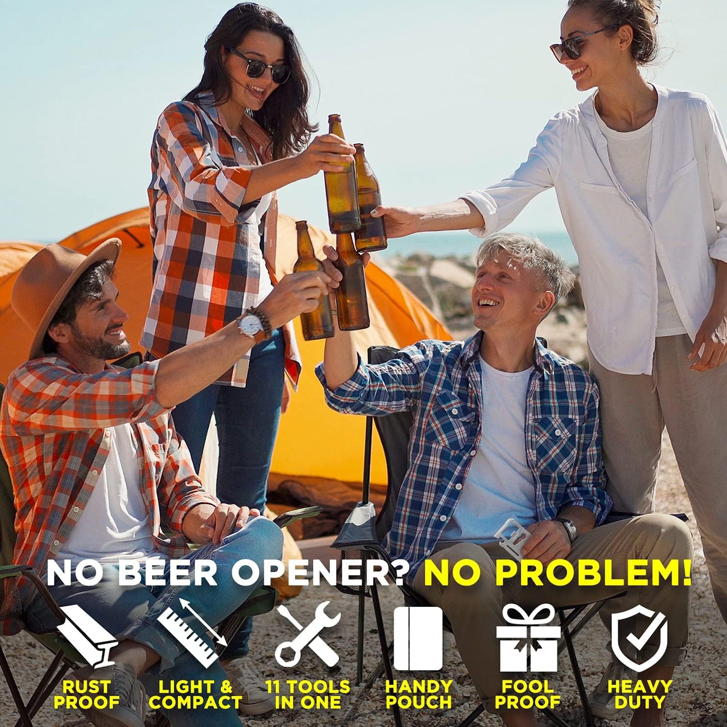 Multifunctional Survival Tool Card