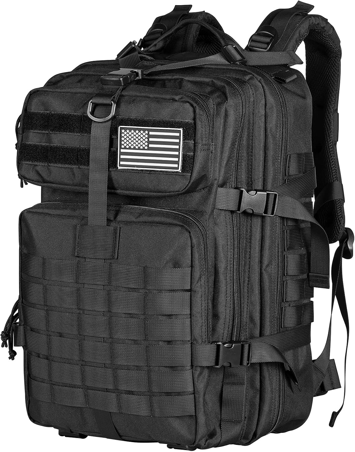 Outdoors Military Tactical Backpack - Large Army 3 Day Assault Pack Molle Bag Rucksack,40L