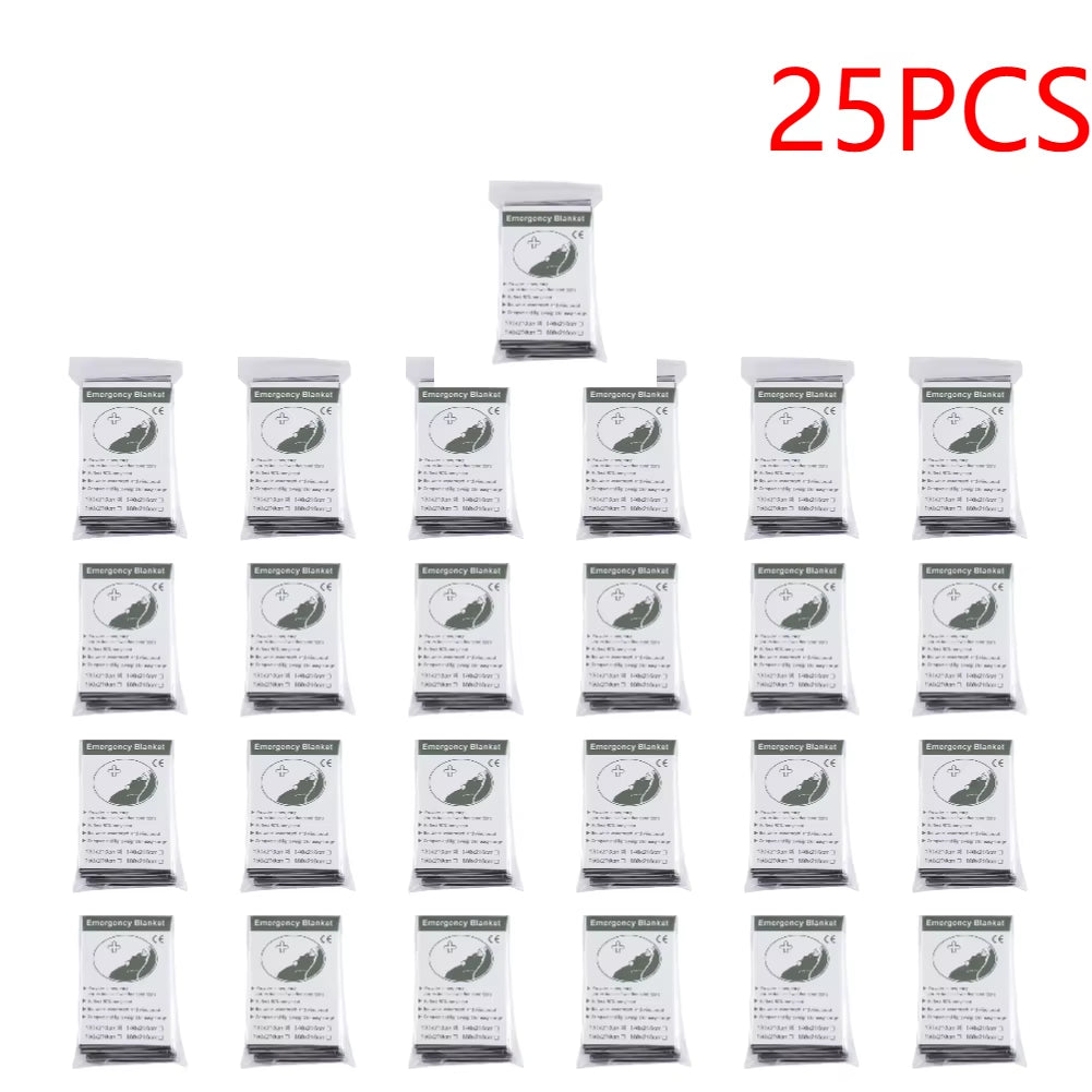 130X210Cm Foil Mylar Thermal Blanket Keeps You Warm Emergency Thermal Blanket Retain Body Heat Silver Foil Blanket for First Aid