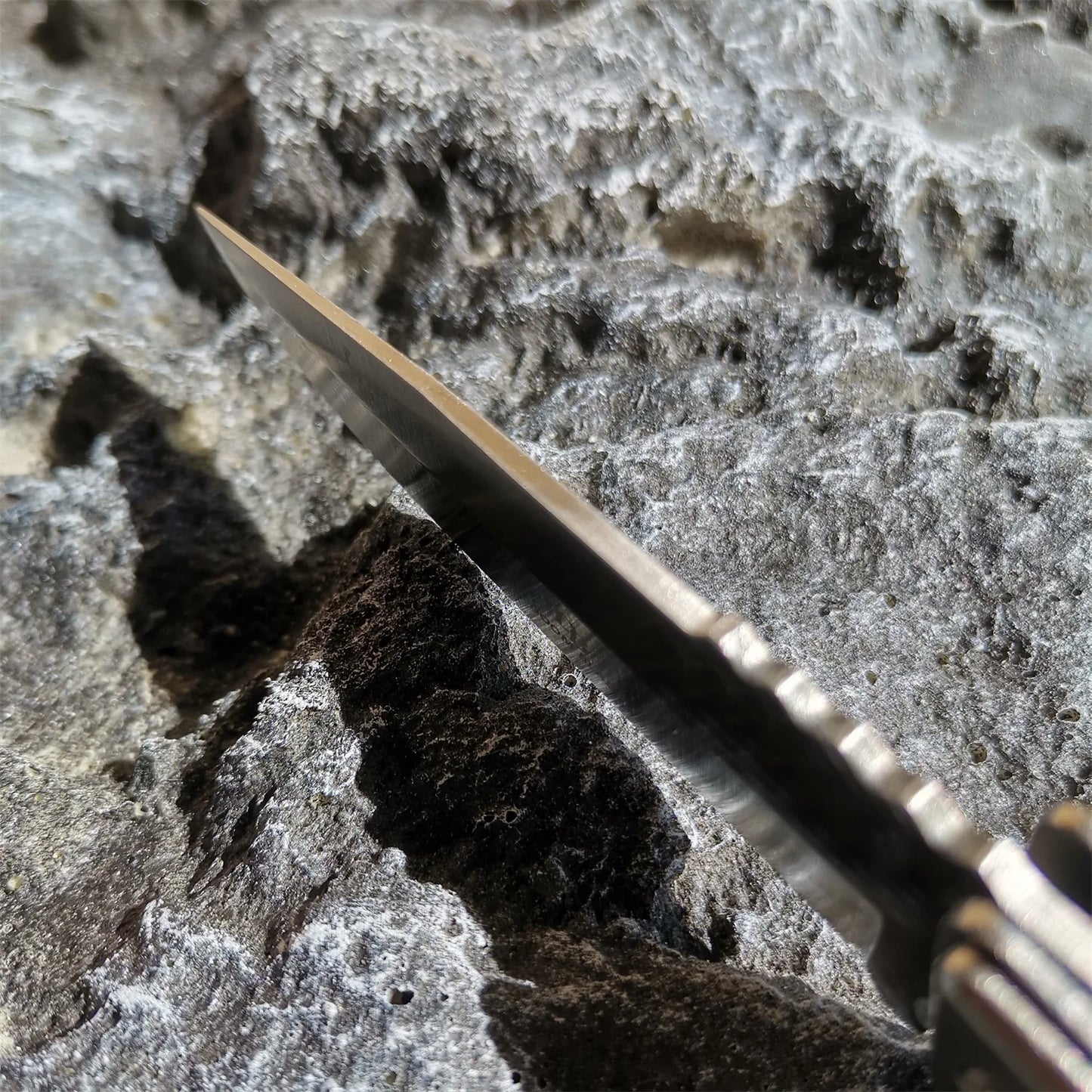 Outdoor Utility 7CR13 Knife Stainless Steel and Colored Wood Handle Pocket Folding Knife Electrician Knife Camping Survival Tool